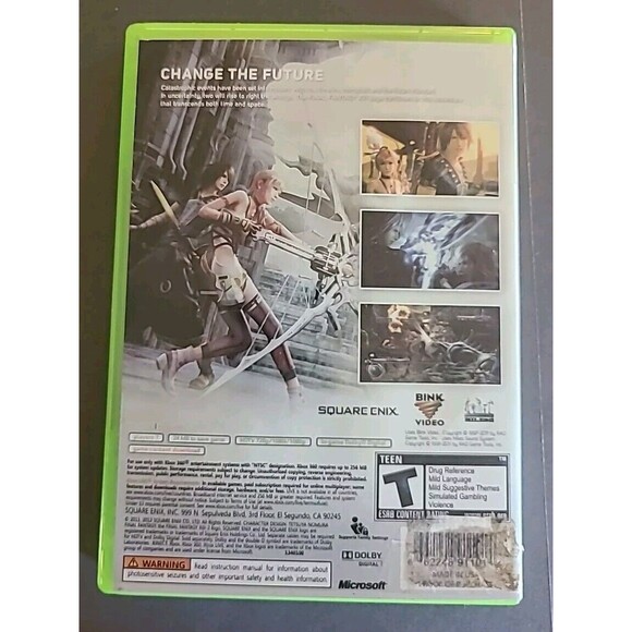 Xbox 360 Final Fantasy XIII-2 Microsoft 2012 Complete w/ Manual & Poster Tested - Picture 2 of 9